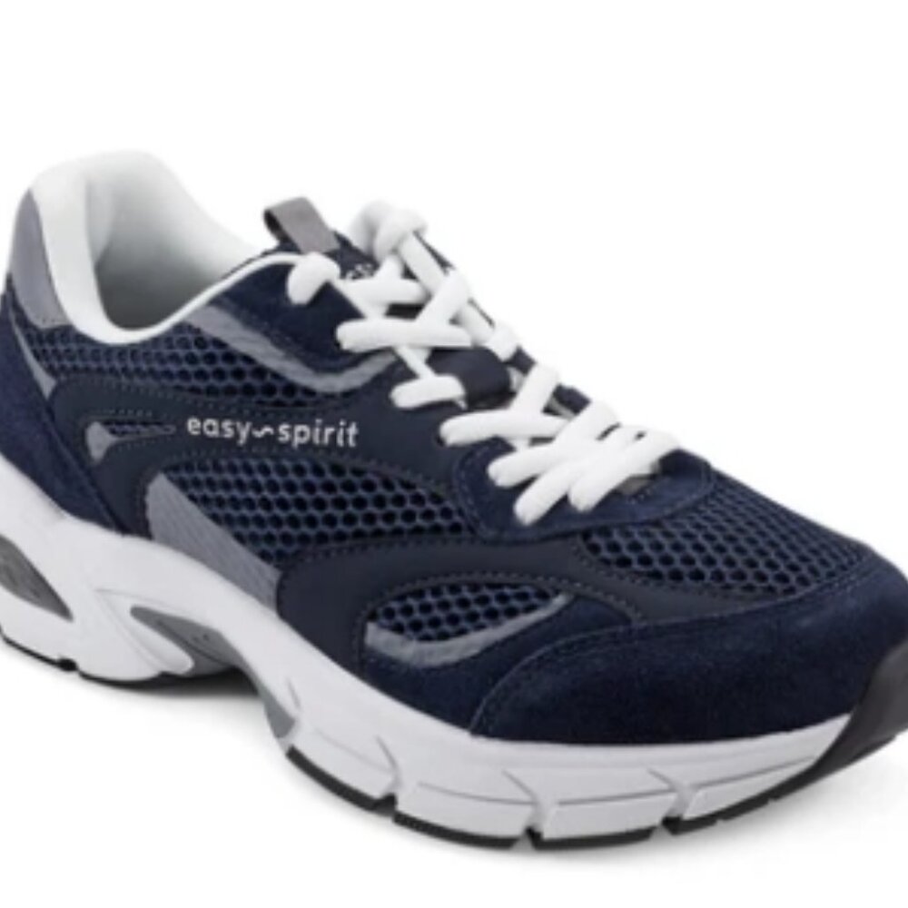 Easy Spirit/Barbeau Lace Up Walking Shoe/Navy/6.5M
